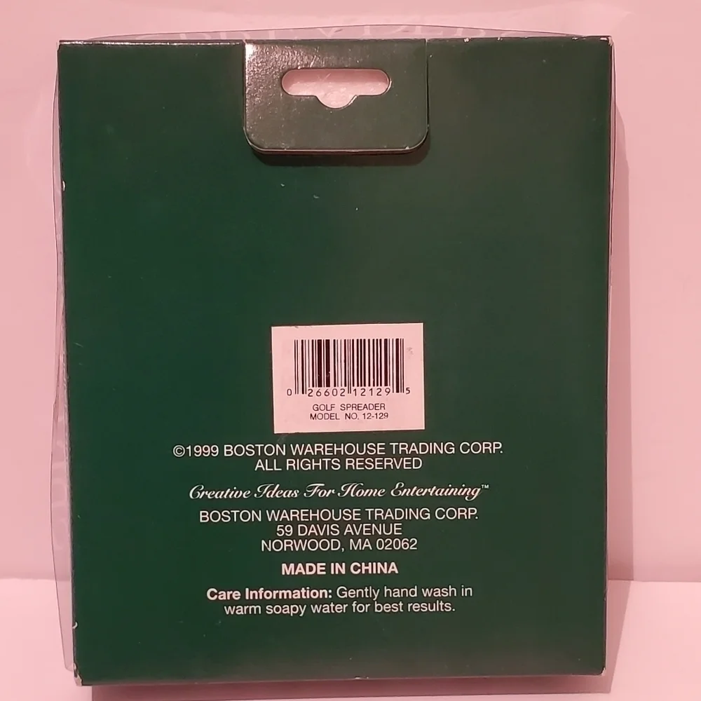 Boston Warehouse Spreaders Golf Theme 1999 4 Set